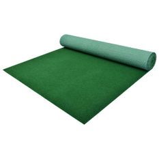 Gazon artificiel avec crampons PP 10 x 1,33 m Vert