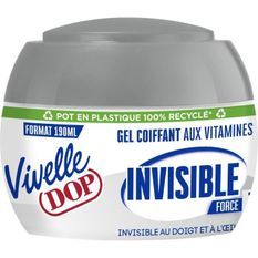 Gel Coiffant - VIVELLE DOP - Invisible - Vitamines Fixation Force 7 - 190 ml