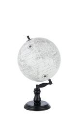 GLOBE SUR PIED BOIS GRIS/NOIR LARGE