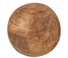 Grande balle en bois massif marron Paulina D 20 cm