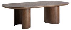 Grande table à manger en bois de chêne marron TINAK 270 cm – Élégance et sobriété