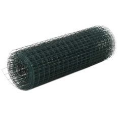 Grillage Acier avec revêtement en PVC 10x0,5 m Vert 4