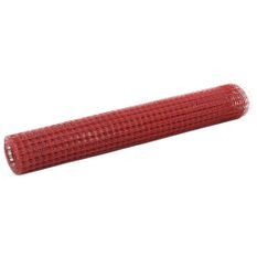 Grillage Acier avec revêtement en PVC 25x1 m Rouge 4