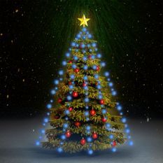 Guirlande lumineuse d'arbre de Noël 150 LED Bleu 150 cm