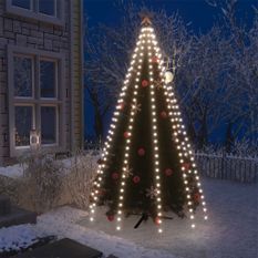 Guirlande lumineuse d'arbre de Noël 300 LED Blanc froid 300 cm