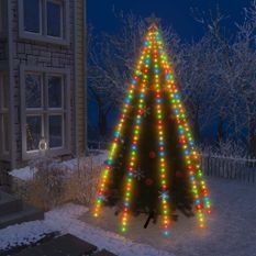 Guirlande lumineuse d'arbre de Noël 400 LED colorées 400 cm