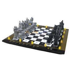 HARRY POTTER - Jeu d'échecs électronique - Clavier tactile, effets lumineux et sonores - 64 niveaux de difficulté - LEXIBOOK
