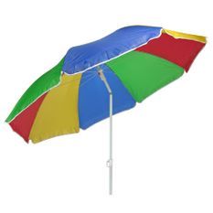HI Parasol de plage 150 cm Multicolore