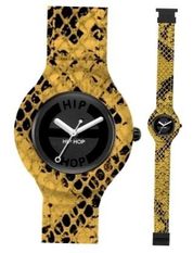 Hip Hop - Python Yellow/black Dial 32mm HWU0414