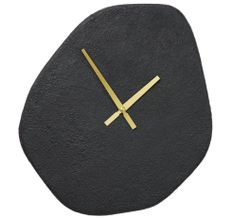 Horloge murale design VIENNA – Ciment noir