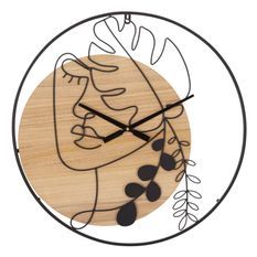 Horloge murale élégante -a- cm ø 60x2