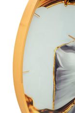 Horloge murale en verre rose cm ø 80x5