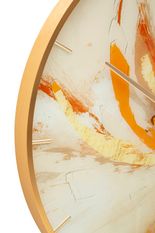 Horloge murale en verre toply cm ø 60x5