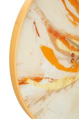 Horloge murale en verre toply cm ø 80x5