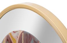 Horloge murale miroir mixte cm ø 60x5