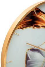 Horloge murale rose en verre cm ø 60x5