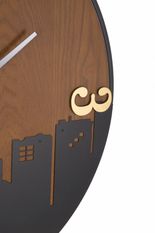 Horloge murale ville cm ø 60x2