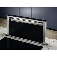Hotte ascenseur ELECTROLUX LFD619Y Breeze - L 90 cm - Noir - Evacuation / Recyclage - 700 m³/h - 67 dB - 3 vitesses + 1 intensive