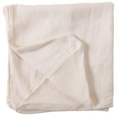 Housse de canapé en lin blanc Marshmallow 330 x 145 cm