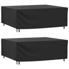 Housses de salon de jardin 2 pcs 200x160x70 cm imperméable 420D