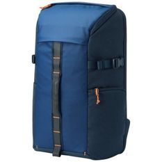HP Sac a Dos Pavilion Tech Backpack 15.6 Bleu, Materiel résistant a l'eau, poche RFID, compartiment compatible TSA