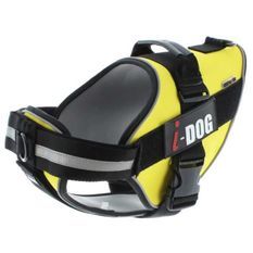 I DOG Harnais Néocity - Taille XL - Jaune et gris - Pour chien