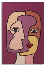 Impression/peinture murale visage neuf -a- cm 60x3x90