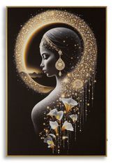 Impression sur toile avec éclairage led, laquée et encadrée, 60 x 3,5 cm

x90