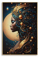 Impression sur toile avec éclairage led minerva laqué avec cadre -b- cm 60 x 3,5

x90