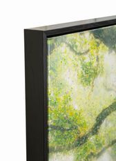 Impression sur toile laquée avec cadre, motif forêt, 90 x 4 x 60 cm