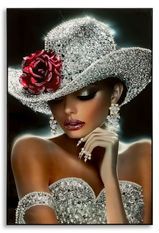 Impression sur toile laquée orléans avec cadre -b- cm 102 x 4,5 x 152