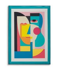 Impression sur toile picassiy c/cornic -h- cm 50 x 3,3 x 70