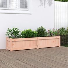 Jardinière 150x31x31 cm bois massif douglas