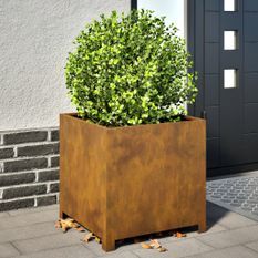 Jardinière 50x50x50 cm acier corten