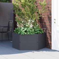 Jardinière anthracite PP