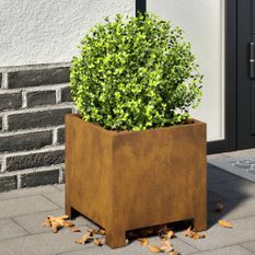 Jardinières 2 pcs 30x30x30 cm acier corten