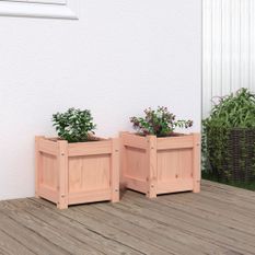 Jardinières 2 pcs bois massif douglas