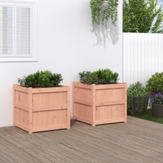 Jardinières 2 pcs bois massif douglas