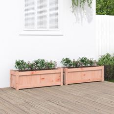 Jardinières 2 pcs cm bois massif douglas