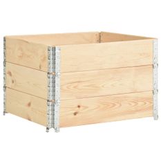Jardinières surélevées 3 pcs 100x100 cm Bois de pin solide