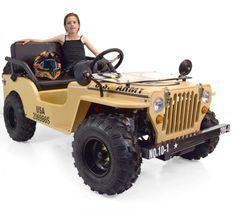 Jeep enfant 150cc semi-automatique Beige
