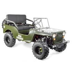 Jeep enfant 150cc semi-automatique verte