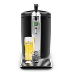 KRUPS Beertender VB450E10 Compact Machine biere pression, Compatible fûts de 5 L, Température parfaite, Biere fraîche et mousseuse