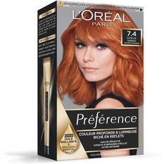 L'OREAL PARIS RECITAL creme colorante Préférence 7.40 mango - Cuivré intense