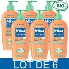 Lait Corps nutritif - MIXA Intensif - Peaux seches - Bio - 250 ml x6