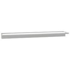 Lame de cascade de piscine avec LED acier inoxydable 110 cm