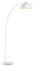 Lampadaire arc métal blanc Malasy H 170 cm