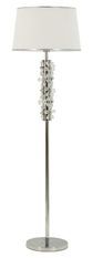 Lampadaire argent design floral argenté élégant FLEUR