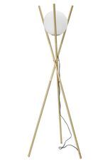 Lampadaire doré design avec sphère en verre LISE