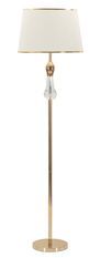 Lampadaire doré design élégant beige PRESTIGE